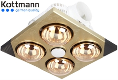 Đèn sưởi 4 bóng âm trần Kottmann – K4BT
