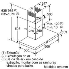 Máy hút mùi áp tường Bosch DWB97IM50