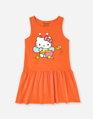 Đầm cotton sát nách Hello Kitty