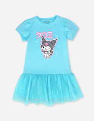 Váy bé gái tay phồng Kuromi