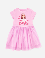 Váy bé gái phối lưới Barbie