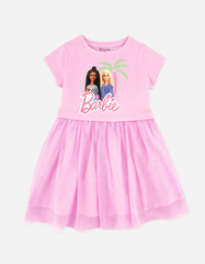 Váy bé gái phối lưới Barbie