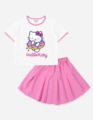Set chân váy bé gái Hello Kitty Bomines