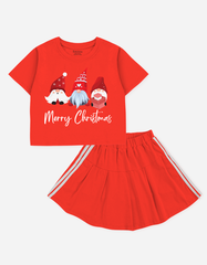 Set váy bé gái Giáng sinh Bomines