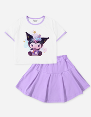 Set váy bé gái Kuromi Bomines