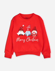 Áo bé trai bé gái Noel Bomines, Áo nỉ da cá cotton cho bé 3 -12t, 14-40kg ATDXM