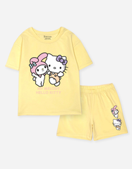 Đồ bộ ngắn bé gái Hello Kitty