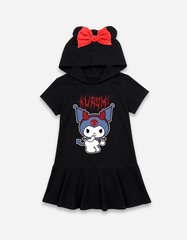 Váy bé gái có nón Kuromi Hello Kitty Halloween