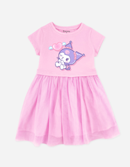 Váy bé gái phối lưới Kuromi