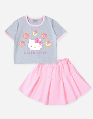 Set váy bé gái Hello Kitty Bomines