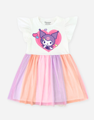 Váy bé gái phối lưới Kuromi
