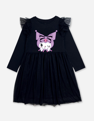 Váy cho bé gái tay dài Kuromi Bomines