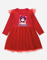 Váy cho bé gái tay dài Kuromi Bomines