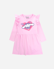 Váy bé gái tay dài Kuromi & Cinnamoroll