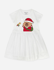 Váy bé gái phối lưới Capybara