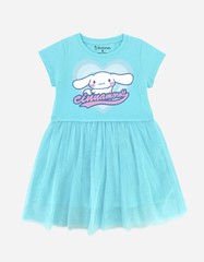 Váy bé gái phối lưới Bomines Sanrio Kuromi, Hello Kitty, Cinnamoroll, My Melody