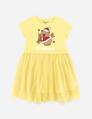 Váy bé gái phối lưới Capybara