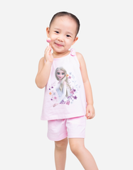 Đồ bộ ngắn bé gái nơ vai Elsa