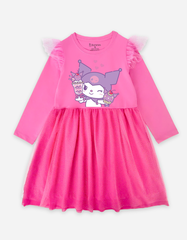 Váy cho bé gái tay dài Kuromi Bomines