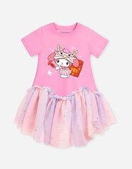 Váy Tết bé gái hoạt hình My Melody Kuromi Bomines