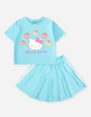 Set váy bé gái Hello Kitty Bomines