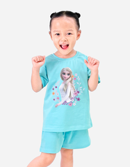 Đồ bộ ngắn bé gái Elsa quần loang