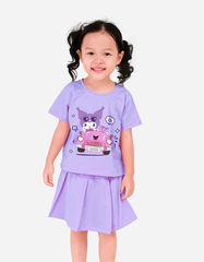 Set chân váy bé gái Kuromi
