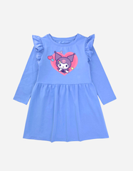 Váy bé gái tay dài Kuromi & Cinnamoroll