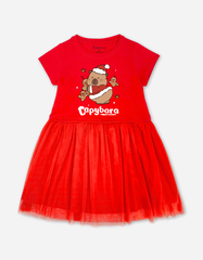 Váy bé gái phối lưới Capybara