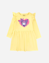 Váy bé gái tay dài Kuromi & Cinnamoroll