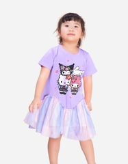 Váy bé gái lượn sóng Sanrio