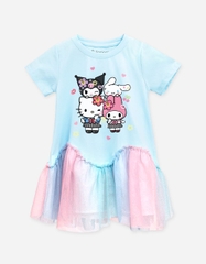 Váy bé gái lượn sóng Sanrio