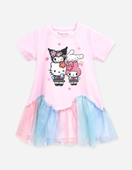 Váy bé gái lượn sóng Sanrio