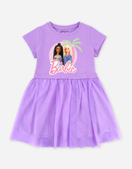 Váy bé gái phối lưới Barbie