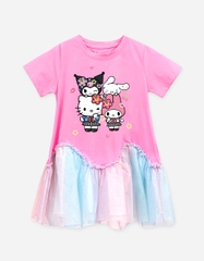 Váy bé gái lượn sóng Sanrio