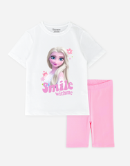 Đồ bộ lửng bé gái Elsa Smile