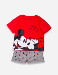 Đồ bộ ngắn bé gái Mickey Minnie