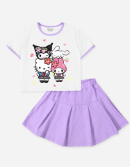 Set chân váy bé gái Sanrio