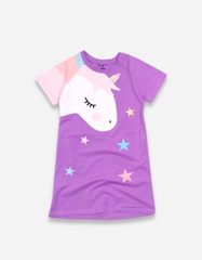Váy bé gái Unicorn dáng suông
