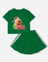 Set váy bé gái Capybara