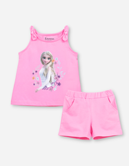 Đồ bộ ngắn bé gái nơ vai Elsa
