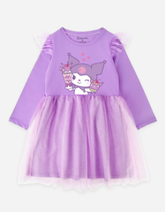 Váy cho bé gái tay dài Kuromi Bomines