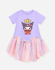 Váy Tết bé gái hoạt hình My Melody Kuromi Bomines