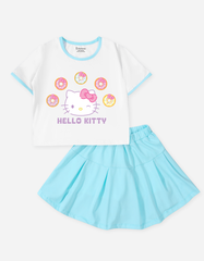 Set váy bé gái Hello Kitty Bomines
