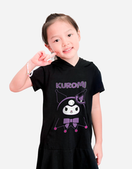 Váy bé gái có nón Kuromi Hello Kitty Halloween