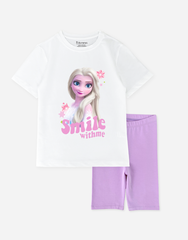 Đồ bộ lửng bé gái Elsa Smile