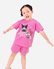 Đồ bộ ngắn bé gái Kuromi & Melody