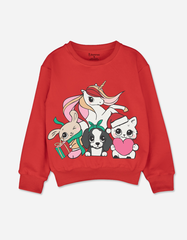 Áo sweater bé gái tay dài Kỳ Lân Unicorn