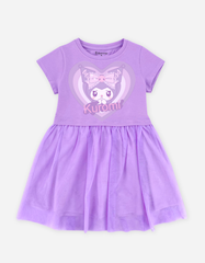 Váy bé gái phối lưới Bomines Sanrio Kuromi, Hello Kitty, Cinnamoroll, My Melody