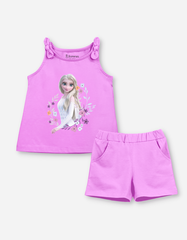 Đồ bộ ngắn bé gái nơ vai Elsa